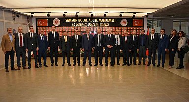 HSK üyelerinden Samsun adliyelerine ziyaret