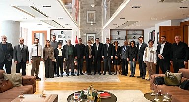 İbrahim Can Ergun'den Başkan Muharrem Erkek'e iade-i ziyaret