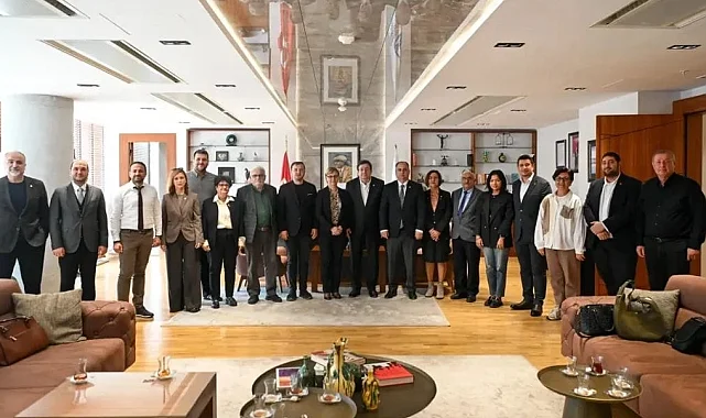 İbrahim Can Ergun'den Başkan Muharrem Erkek'e iade-i ziyaret