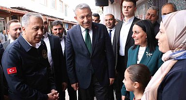 İçişleri Bakanı Yerlikaya'dan Kilis'te esnaf ziyareti