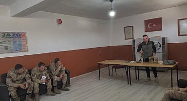 Iğdır'da Jandarma personeline kaçak avcılıkla mücadele eğitimi