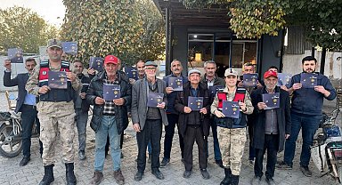 Iğdır'da "Kadına el kalkamaz" bilgilendirme faaliyeti gerçekleştirildi