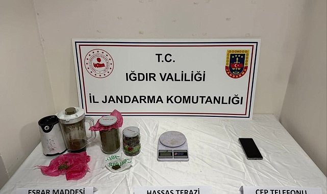Iğdır'da uyuşturucu operasyonu: 1 tutuklama