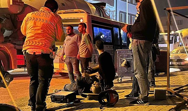 İki motosiklet çarpıştı: 2 yaralı