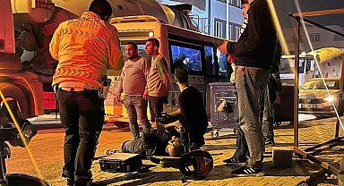 İki motosiklet çarpıştı: 2 yaralı