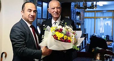 İl Emniyet Müdürü Yılmaz, 92 yaşındaki emekli öğretmeni ziyaret etti