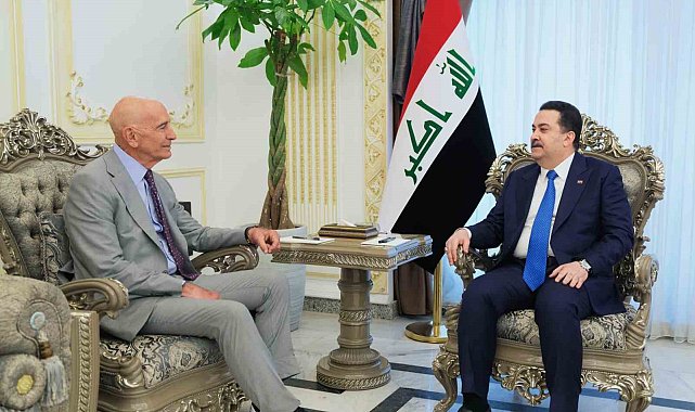 Irak Başbakanı Sudani, ABD'nin Suriye Özel Temsilcisi Barrack ile bir araya geldi