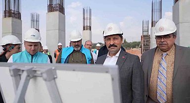 İskenderun devlet hastanesinde inşa çalışmaları sürüyor