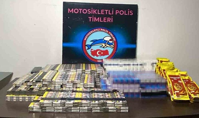 İskenderun'da kaçak sigara operasyonu