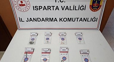 Isparta'da jandarmadan uyuşturucu ve tarihi eser operasyonu: 9 kişi yakalandı