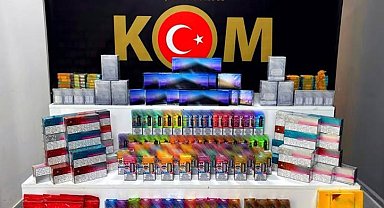 Isparta'da kaçakçılık operasyonunda çok sayıda kaçak tütün ürünü ele geçirildi