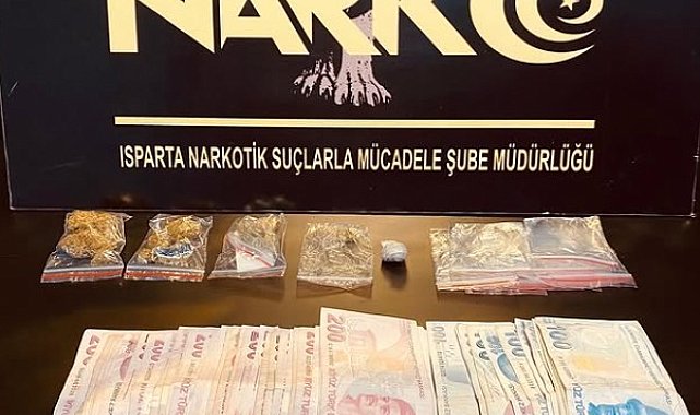 Isparta'da satışa hazır esrar ele geçirildi