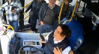 Isparta'da yol verme tartışması, kadın halk otobüsü şoförüne kâbus yaşattı
