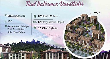 İstanbul Vadi Evleri 1. Kısım 2. Etap Kentsel Dönüşüm Projesi'nin kura çekimi düzenlenecek