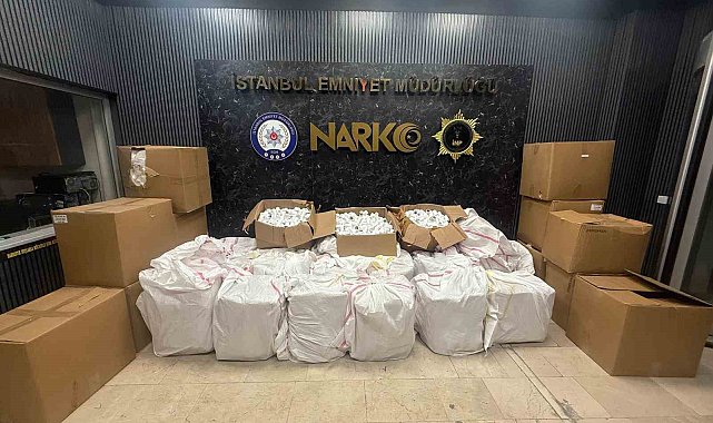 İstanbul'da uyuşturucu hap operasyonu
