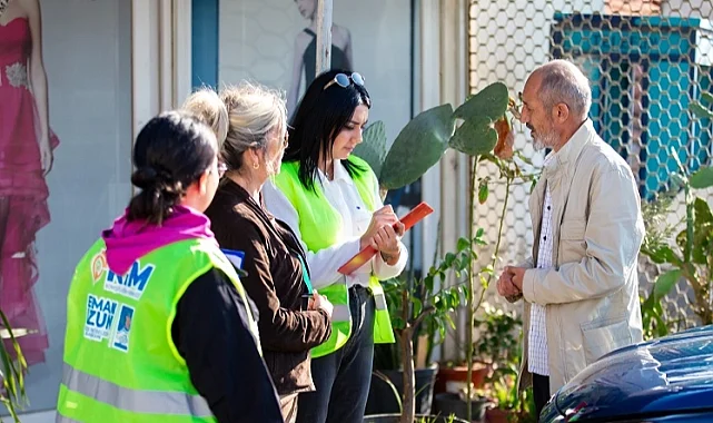 İzmir Narlıdere'de esnafıjn eksiğine yerinde tespit