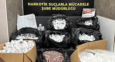 İzmir'de 316 binin üzerinde uyuşturucu hap yakalandı
