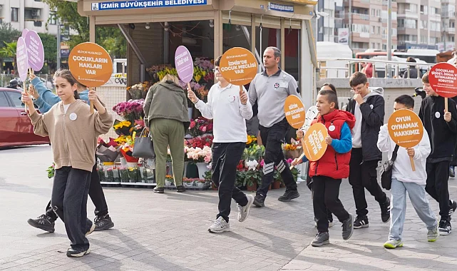 İzmir'de çocukların sesi var