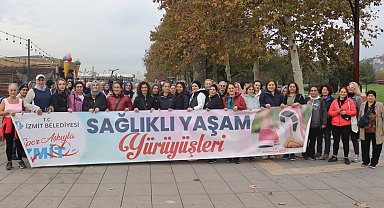 İzmit'te adımlar sağlıklı yaşama atıldı
