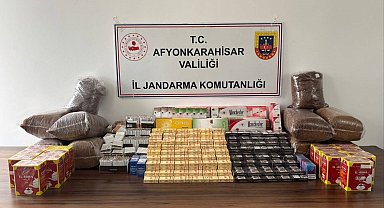 Jandarmadan kaçak sigara ve tütün operasyonu