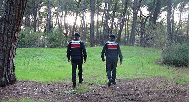 Jandarmadan ormanlık alanlarda kangal ve ateş nöbeti