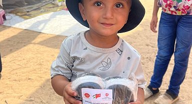 Kadınların desteği Gazzeli çocuklara ulaştı