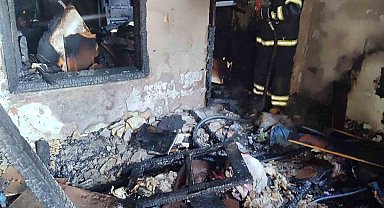 Kahramanmaraş'ta ev yangını