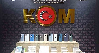 Kahramanmaraş'ta kaçak cep telefonu operasyonu
