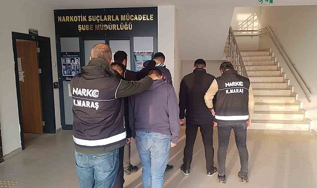 Kahramanmaraş'ta uyuşturucu ticaretine 7 tutuklama