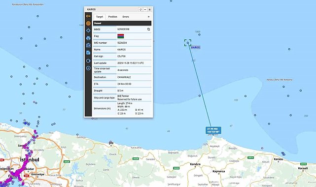 Kandıra açıklarında gemi yangını: Çok sayıda ekip sevk edildi
