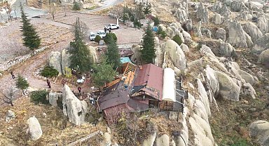 Kapadokya'da kaçak yapı için yıkım kararı