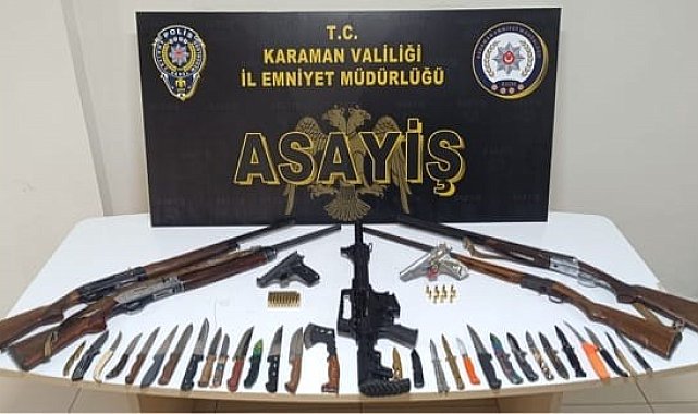 Karaman polisin asayiş uygulamaları devam ediyor: 11 tutuklama