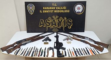 Karaman polisin asayiş uygulamaları devam ediyor: 11 tutuklama