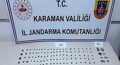 Karaman'da 148 adet tarihi sikke ele geçirildi: 10 tutuklama