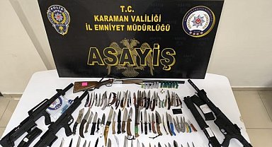 Karaman'da asayiş uygulaması: 8 tutuklama