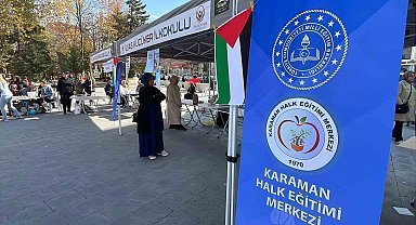 Karaman'da Gazze için hayır panayırı düzenlendi