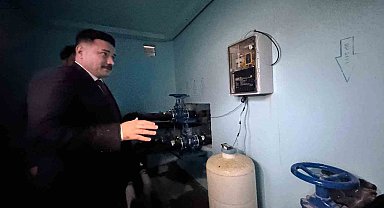 Kaymakam Acar yapımı biten su deposunda incelemelerde bulundu