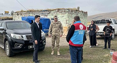 Kaymakam Kahraman'dan ev ziyareti