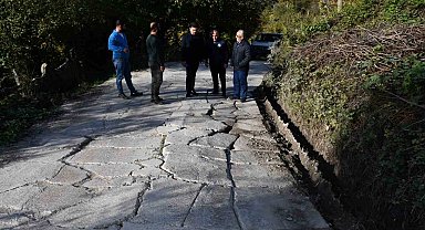Kaymakamdan yol tahribatına müdahale