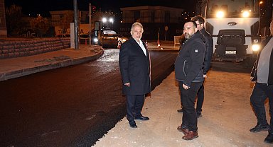 Kayseri Talas'ın 'Belediye Mahallemiz'de projesi Mevlana'da fazla mesai yaptı