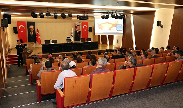 Kayseri Talas'tan personele afet eğitimi