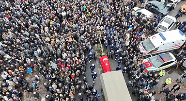 Kayserili binler, şehidini uğurladı