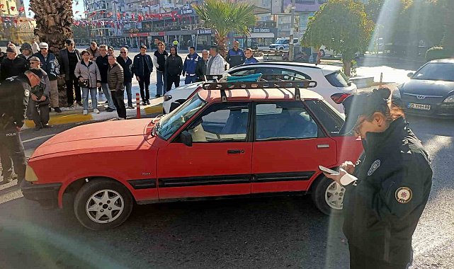 Kaza yapıp şoka giren yaşlı adam hastaneye kaldırıldı