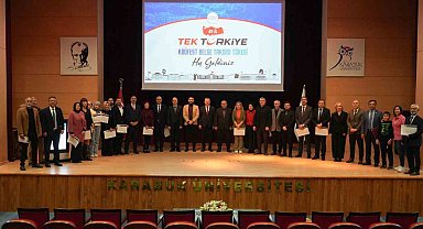 KBÜFEST'e katkı sunanlara teşekkür belgesi