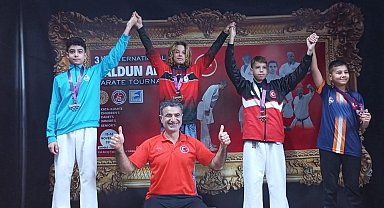 Kemer Belediyesi Karate Takımı'ndan 9 madalya