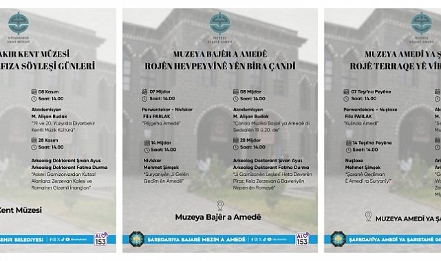 Kent Müzesinde 'kültürel hafıza söyleşileri' gerçekleştirilecek