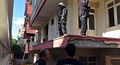 Kentsel dönüşüm için boşaltılan binadaki yangında erkek cesedi çıktı