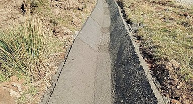 Kepenek köyü sulama tesisi tamamlandı