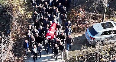 Kıbrıs Gazisi Karabey Eroğlu, son yolculuğuna uğurlandı