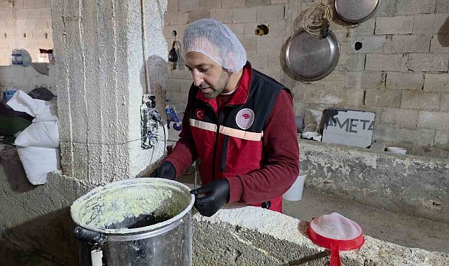 Kilis'te kaçak süt ürünü üretimi yapan işletmeye 315 bin TL ceza